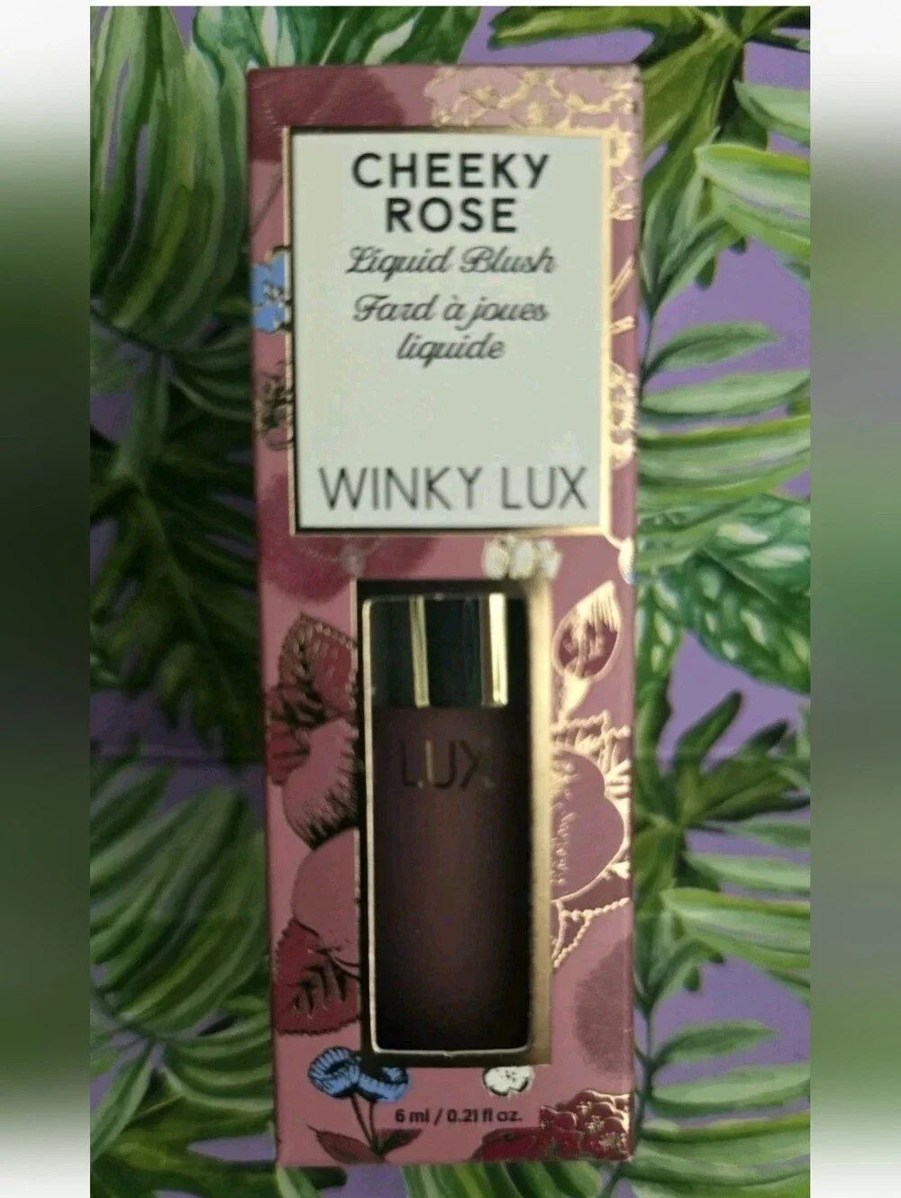 Winky Lux Cheeky Rose Face Liquid Cream Gel Blush #Rose Reverie 6ML. New In Box.